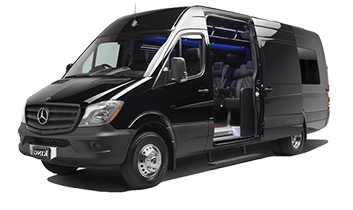 10 Seater Mercedes Limo Bus